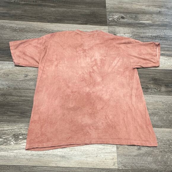 The Simpsons Movie Pink Tie Dye Mens XL Cartoon Movie Promo Graphic Tshirt 2000s - Picture 3 of 9